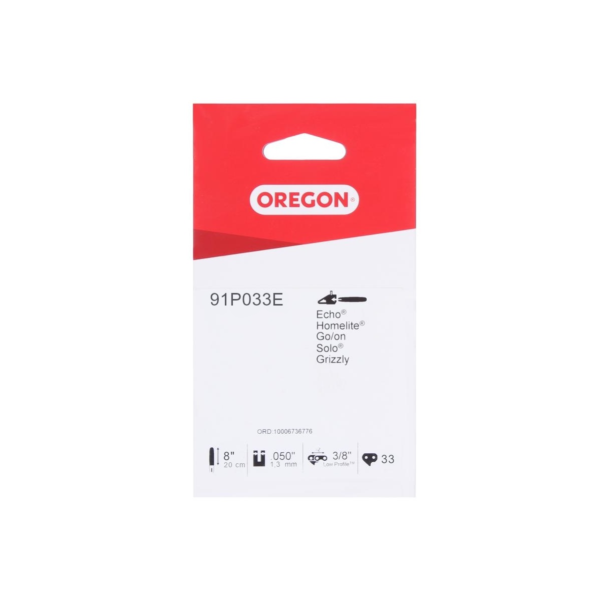 Oregon Pílová reťaz 3/8" 1,3 mm ( lišta 8" ) 33 článkov